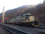 Reading and northern locos chilling at Port Clinton 